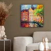 MuchoWow® - Leinwandbilder - Ölgemälde - Amsterdam - Kunst Produktbild-Vorschau 5
