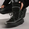 Damen Gefüttert Winterschuhe Isoliert Schneestiefel Produktbild-Vorschau 4