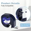 3x Pristar Kompatible Schriftband als Ersatz für Dymo Produktbild-Vorschau 3