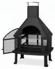 relaxdays 10026555_0 relaxdays Terrassenofen   schwarz Náhled obrázku produktu 10
