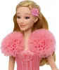 Close-up of a Barbie doll wearing a pink dress. Voir les images du produit