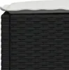 vidaXL 4-dielna záhradná sedacia súprava s vankúšmi Black Náhľad obrázku produktu 7
