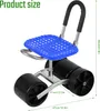 Gartenhocker mit Rädern, rollbarer Gartenwagen mit Produktbild-Vorschau 6