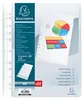EXACOMPTA Prospekthülle DIN A4 PP genarbt transparent 50 Produktbild-Vorschau 5