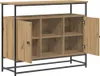 vidaXL Sideboard Artisan-Eiche 100 x 35 x 80 cm Produktbild-Vorschau 3