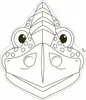 Masken-Malblock. Dinos Produktbild-Vorschau 4