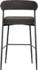 2er-Set Barhocker aus grauem Stoff THEA Produktbild-Vorschau 5
