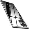 A clear protective case for a Samsung Galaxy S22 Ultra phone, shown from a diagonal angle, highlighting the camera array. Voir les images du produit