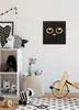 Keilrahmenbild - Black Cat - Größe 30 x 30 cm Produktbild-Vorschau 3