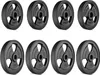 Marbo Sport 30kg Tri-Grip gummierte Hantelscheiben Set aus Produktbild-Vorschau 1