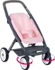 A pink and gray stroller on a white background. Produktbild-Vorschau