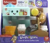 The image shows the Fisher-Price Laugh & Learn Learn & Serve Coffee Cafe toy packaging. Náhľad obrázku produktu