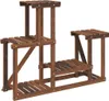 vidaXL Stojan na kvety 90x25x73,5 cm z masívneho jedľového Náhľad obrázku produktu 6