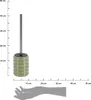 TENDANCE | Toilettenbürste - 40 x 10 cm - grün - Steingut - Produktbild-Vorschau 3