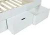 LOUANE Bett mit 2 Schubladen und 1 mit Kommode - 90x190 c m Produktbild-Vorschau 3