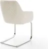 DELIFE Freischwinger Pejo-Flex Cord Beige Freischwinger Produktbild-Vorschau 5