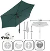 Linder Exclusiv Ombrellone inclinabile 250 cm Verde Anteprima dell’immagine prodotto 9