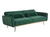 Schlafsofa Klappsofa 3-Sitzer - Samt - Tannengrün - LAUNEI Produktbild-Vorschau 7