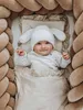 Warm Beige - Geflochtene Bettschlange Bettumrandung für Produktbild-Vorschau 2