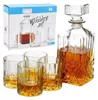 Skleněná karafa + 4 sklenice 0,9 l na whisky brandy set Náhled obrázku produktu 13