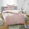 Biberna Melange Flanell-Wendebettwäsche, Größe 1x 155x220 Produktbild-Vorschau 8