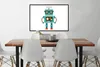 MuchoWow® Gerahmtes Poster Roboter - Brille - Zahnräder - Produktbild-Vorschau 2
