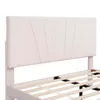 Čalouněná postel 140x200 cm s lamelovým roštem, opěradlem a Náhled obrázku produktu 7