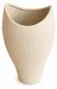 Livia handgefertigte dekorative Vase 25 cm Höhe, Creme, 16 Produktbild-Vorschau 1