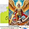 Malen nach Zahlen Erwachsene Religion Engel Feuer 50x40 - Produktbild-Vorschau 1