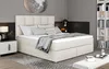 NABBI Gepolstert Doppelbett mit Stauraum Grosio 145 - Beige Produktbild-Vorschau 1
