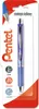 A blue Pentel EnerGel BLN75 liquid gel pen in its retail packaging. Anteprima dell’immagine prodotto