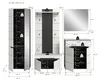 Garderoben-Set Canu 1 | Basalt grau / Weiß | 5-teilig ohne Produktbild-Vorschau 4