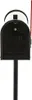 Wiltec Set US Mailbox black 180 x 220 x 480 mm, americká Náhľad obrázku produktu 2