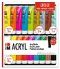 18 akrylových barev Marabu EFFECT v různých barvách 18 x Náhled obrázku produktu 1