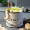 Navaris Komposteimer Mülleimer Abfalleimer für Biomüll - 5l Produktbild-Vorschau 8