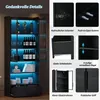 Gablota Merax o wysokim połysku z oświetleniem LED, Podgląd zdjęcia produktu 11