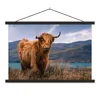 MuchoWow® Textilposter Schottischer Highlander - Berg - Produktbild-Vorschau 1
