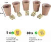 GICO sada 5 kelímků na kostky (pravá kůže) standardní (9 Náhled obrázku produktu 2