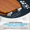 SANILO® WC sedátko s mechanismem Soft-Close mahagon, WC Náhled obrázku produktu 5