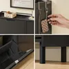 SoBuy Szafka na buty Mebel do przechowywania czarny Podgląd zdjęcia produktu 5