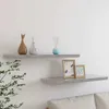 vidaXL Étagères flottantes 2 pcs. Gris béton 80x23,5x3,8 cm Voir les images du produit 10