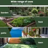 Collage of images showing different uses for a product, including a garden, field, patio, and lawn. Náhľad obrázku produktu