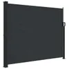 vidaXL Tenda laterale estensibile nera 160x500 cm Anteprima dell’immagine prodotto 1