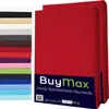 Buymax Spannbettlaken 80x200cm Doppelpack 100% Baumwolle Produktbild-Vorschau 1