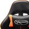 vidaXL Gaming-Stuhl Schwarz und Orange Kunstleder Produktbild-Vorschau 5