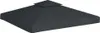 vidaXL Pavillon-Ersatzdach 310 g/m² Dunkelgrau 3x3 m Produktbild-Vorschau 1