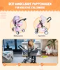 Bayer Chic Poppenwagen Mika combi (bloemen wit/roze) Produktbild-Vorschau 8