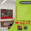 Naścienna tablica narzędziowa 116x80cm + 23 uchwyty do Podgląd zdjęcia produktu 10