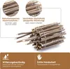 Staketenzaun mit Rinde · 35 x 300 cm Lattenabstand 3-5 cm · Produktbild-Vorschau 5