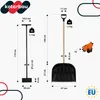 KOTARBAU® Set sneeuwschep met houten steel 137 cm Productafbeelding-voorbeeld 3
